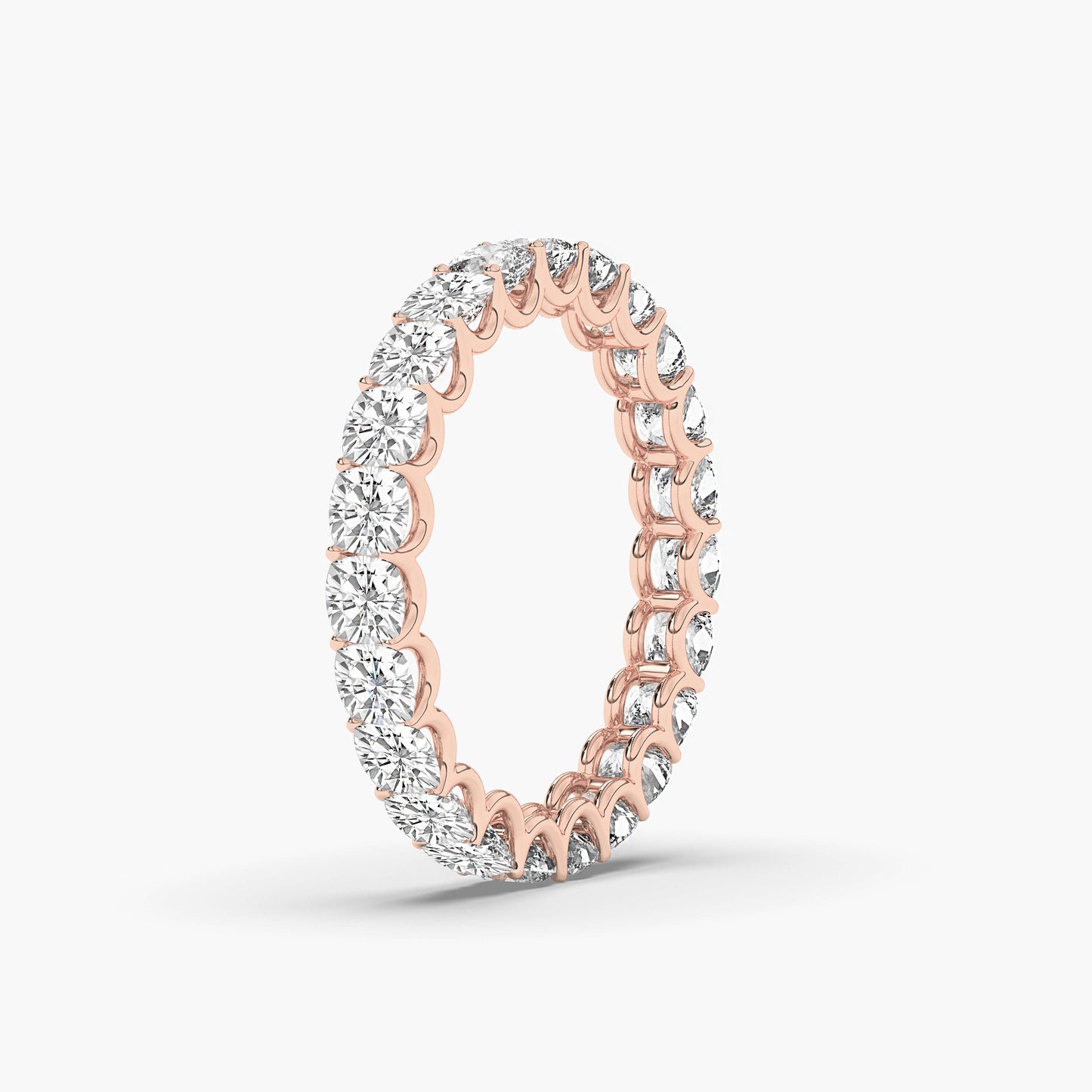 Rose gold and diamond ring 
