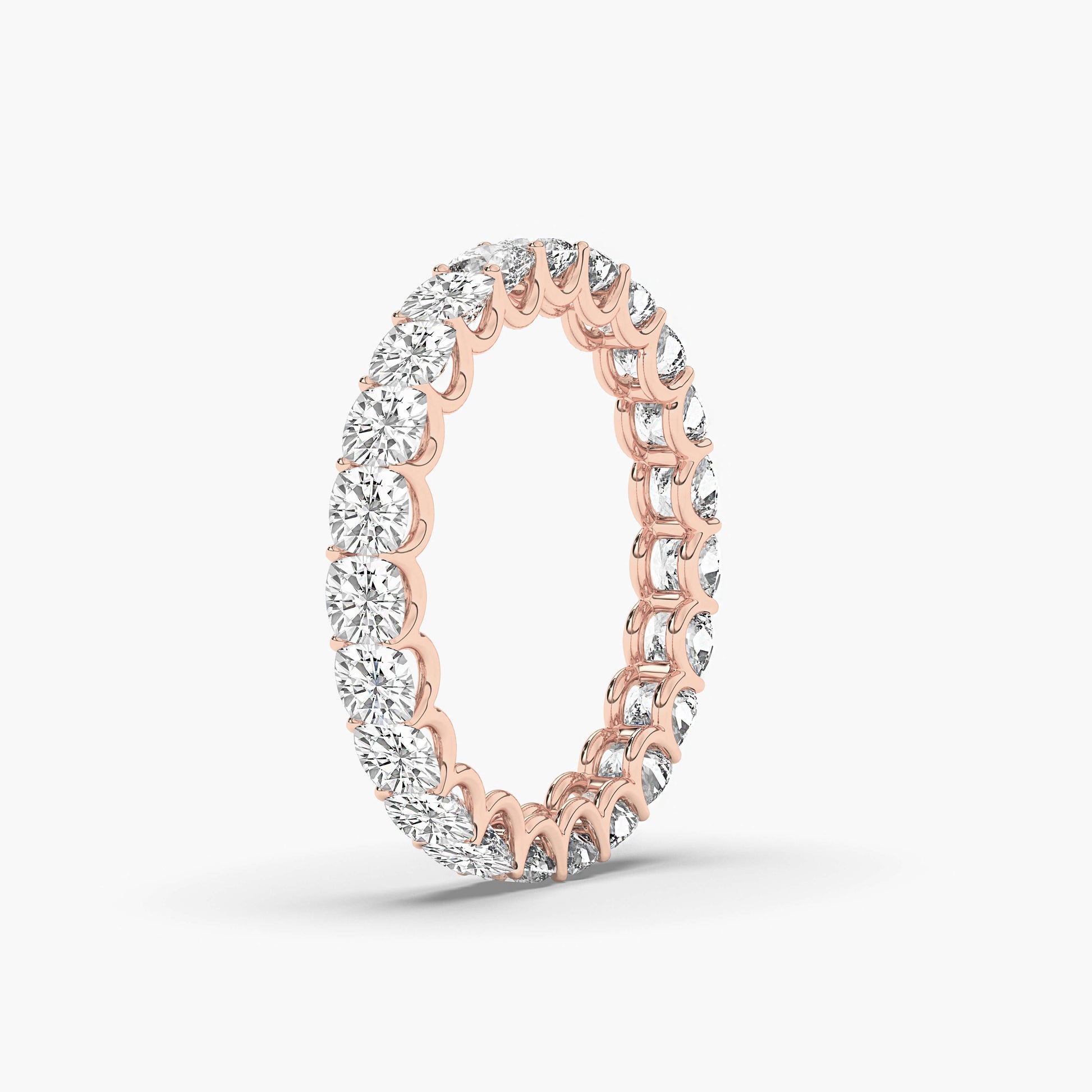 Rose gold and diamond ring 