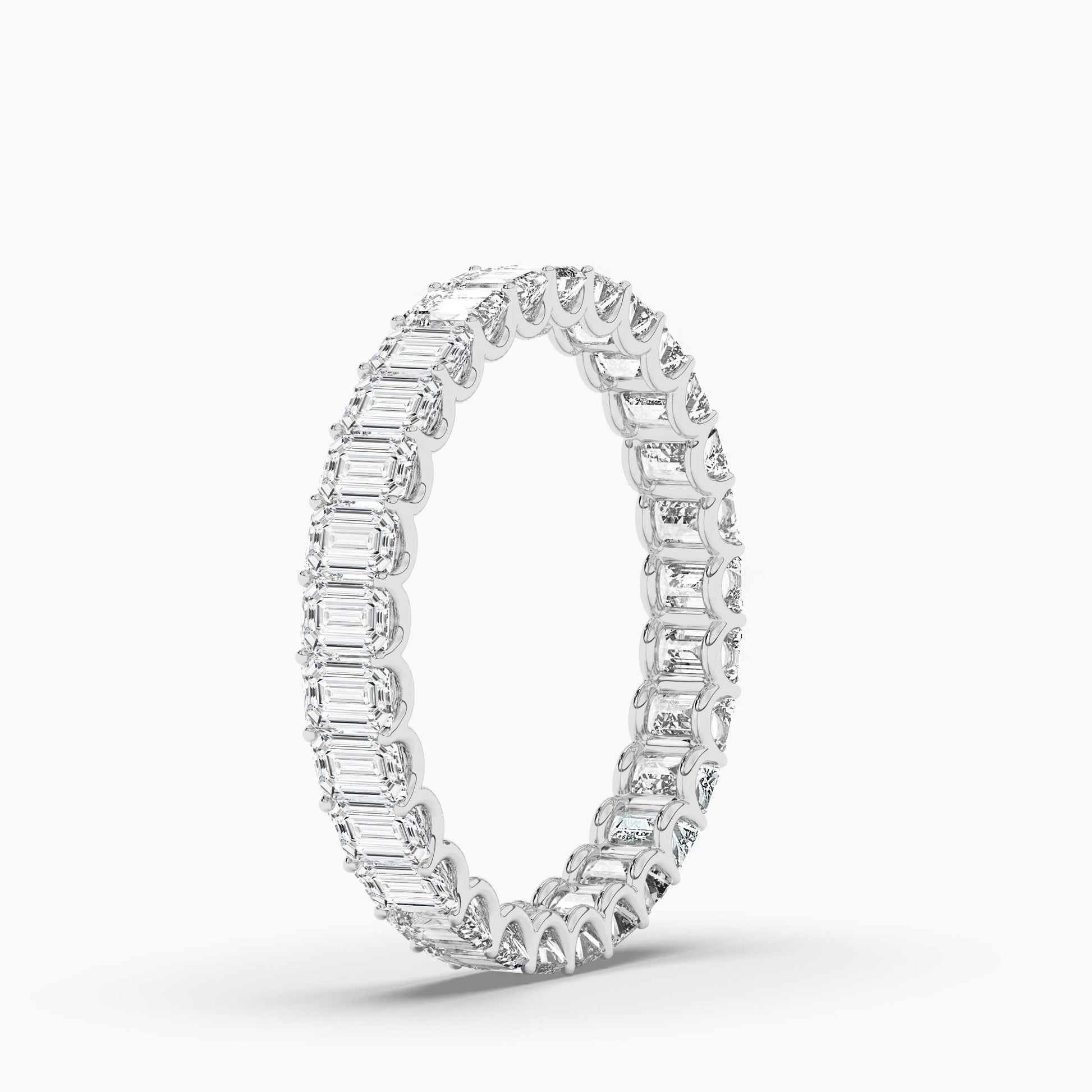 silver diamond wedding bands​