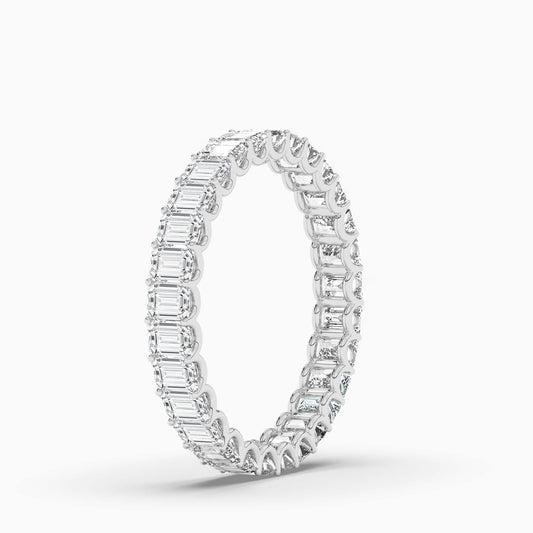 silver diamond wedding bands​