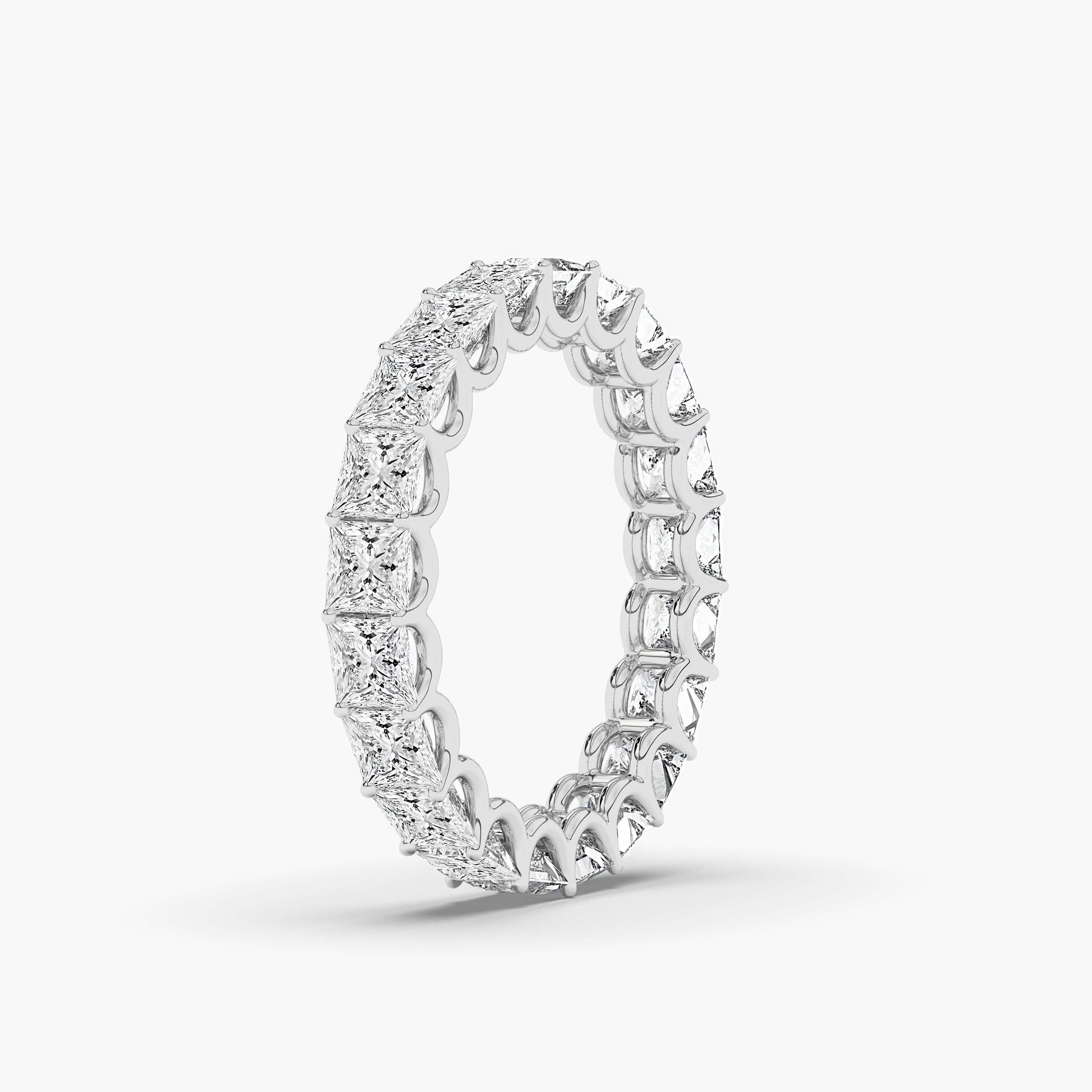 Princess Diamond wedding band