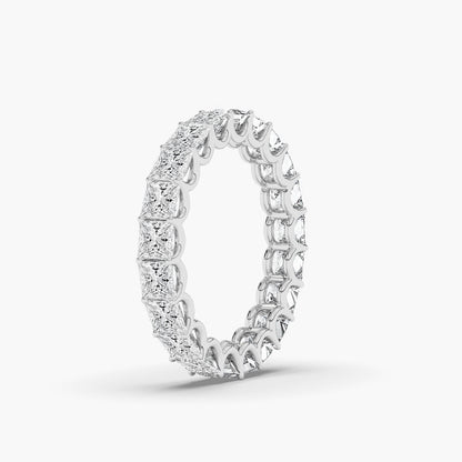Princess Diamond wedding band