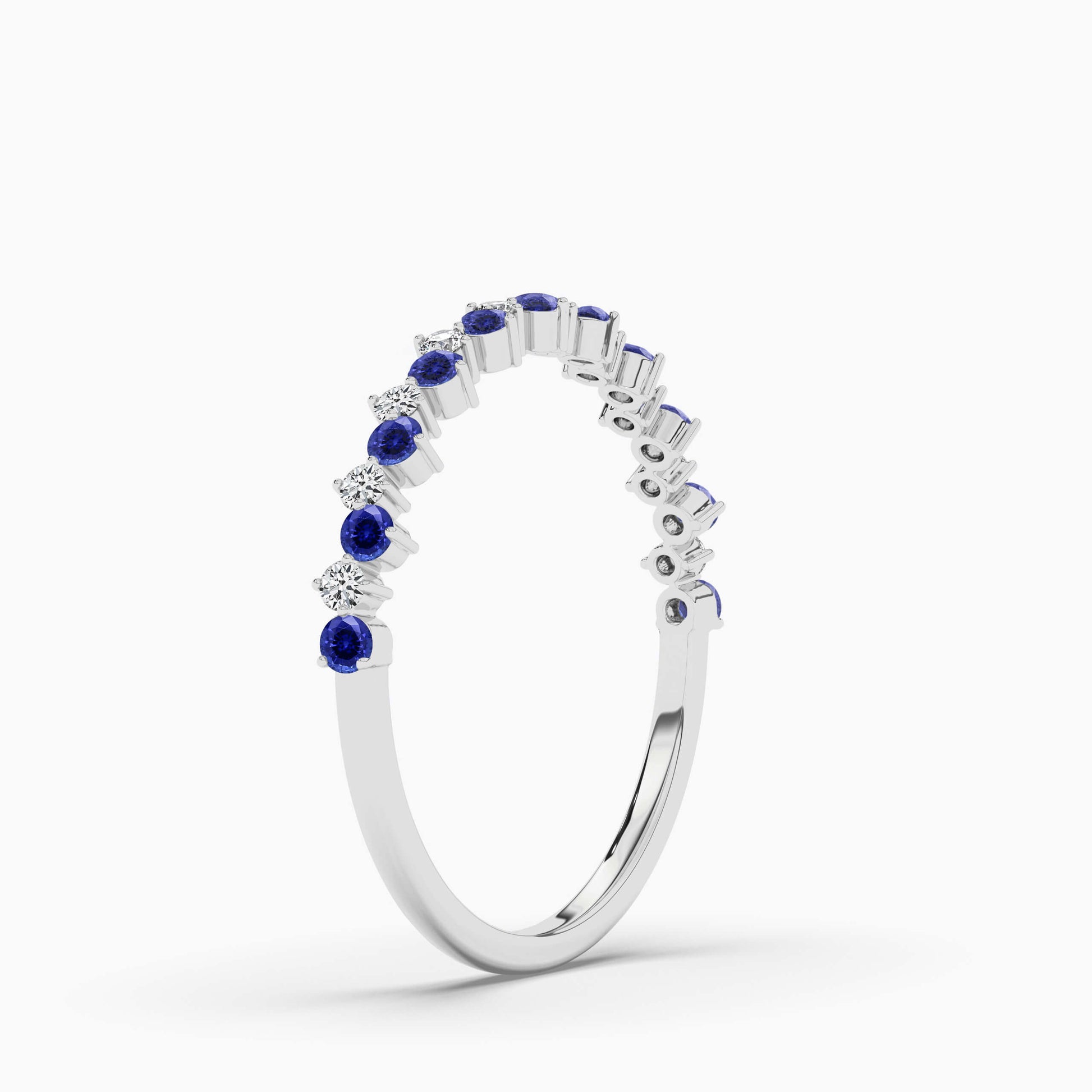 silver band ring
