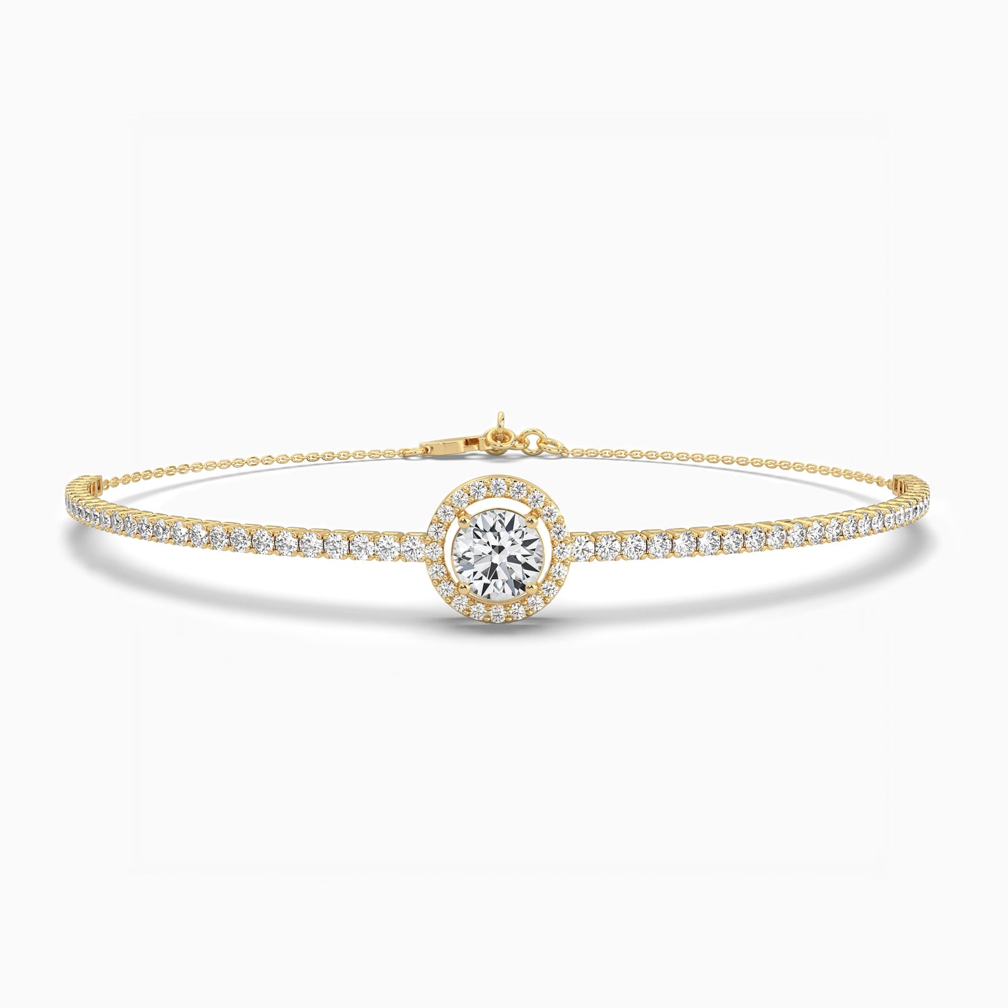 Silver Diamond Bracelet