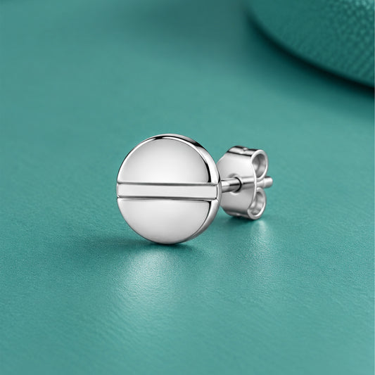 sterling silver stud earring