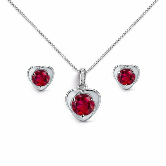Pink diamond necklace