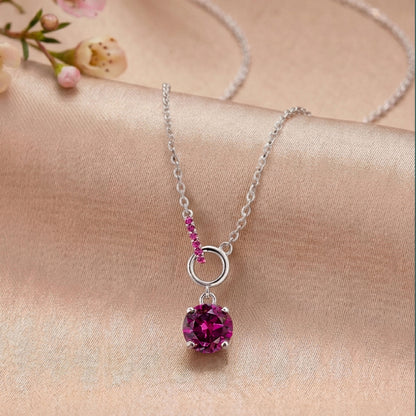 Gemstone Single Stone Necklace