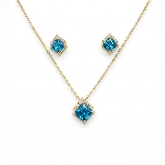Bluediamond pendant earrings