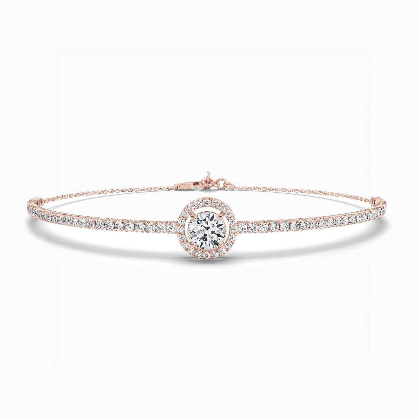 Silver Diamond Bracelet