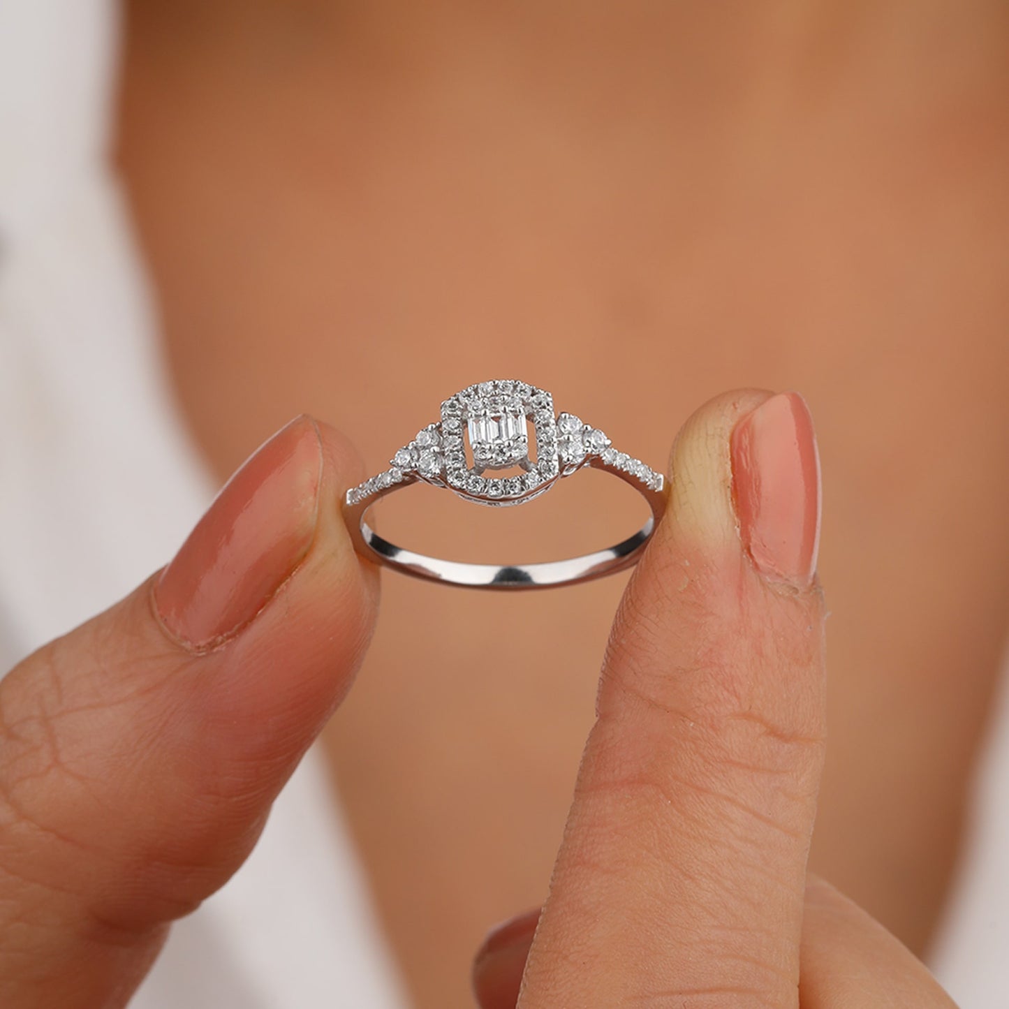 silver ring for girls