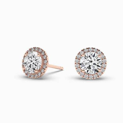 Womens Silver Stud Earrings
