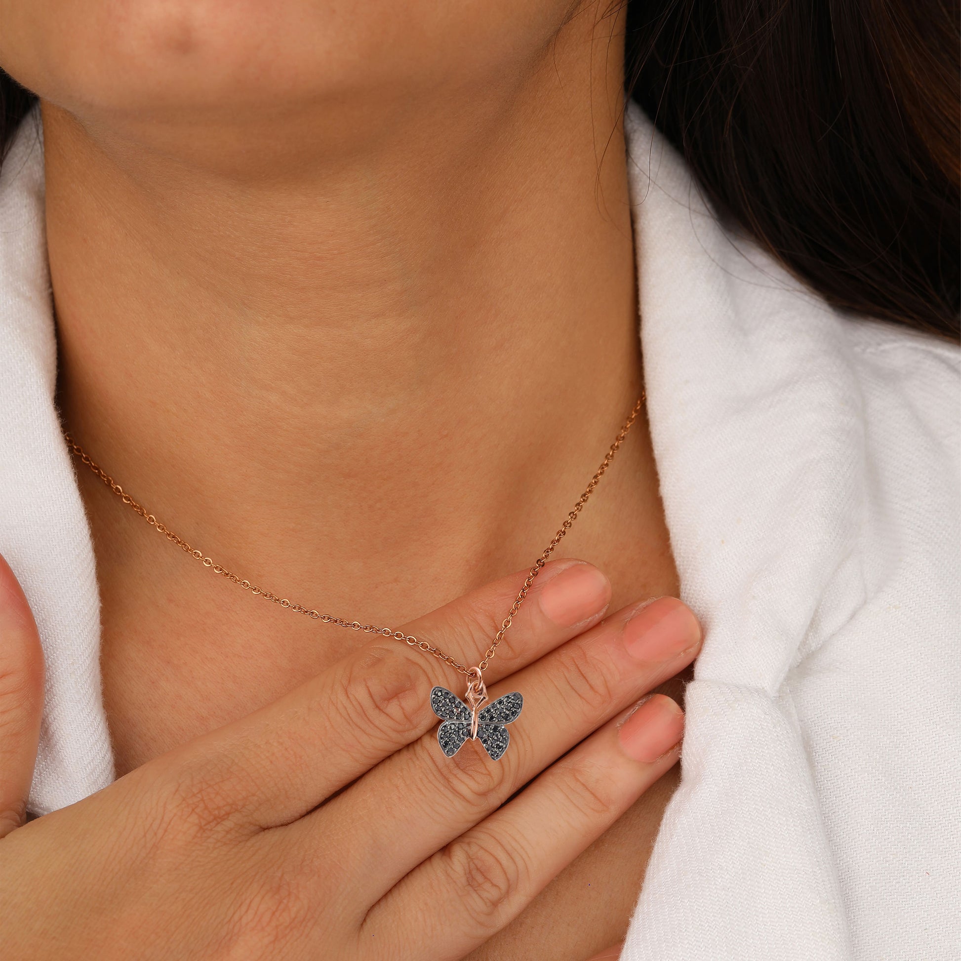 butterfly pendant chain​