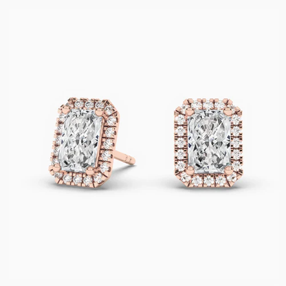 Rose gold earrings 