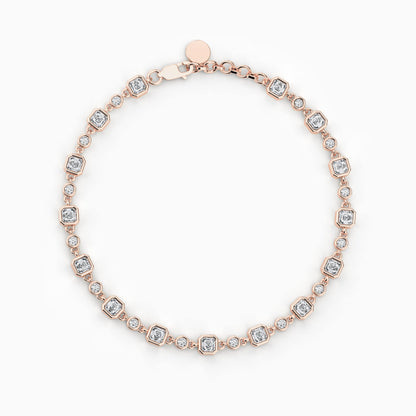 silver bracelet yellow gold plated
