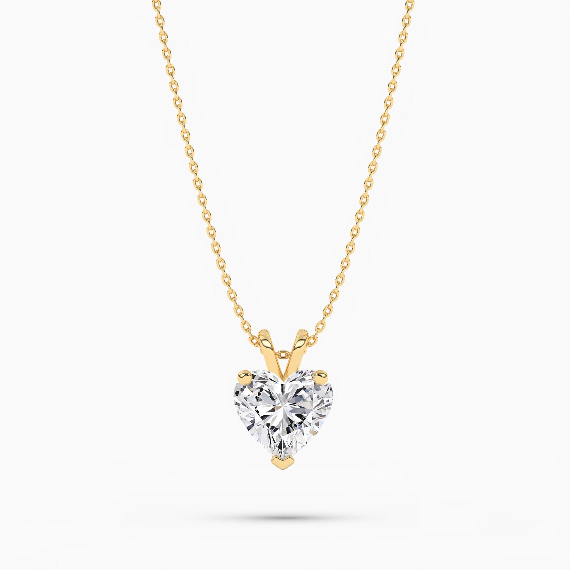 silver heart pendant​