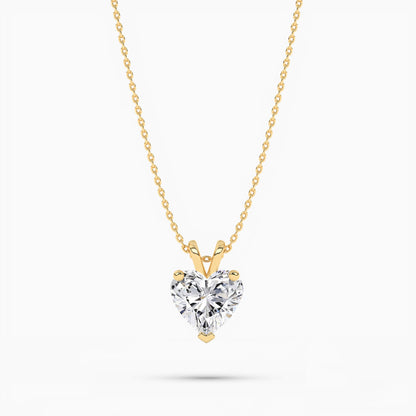 silver heart pendant​