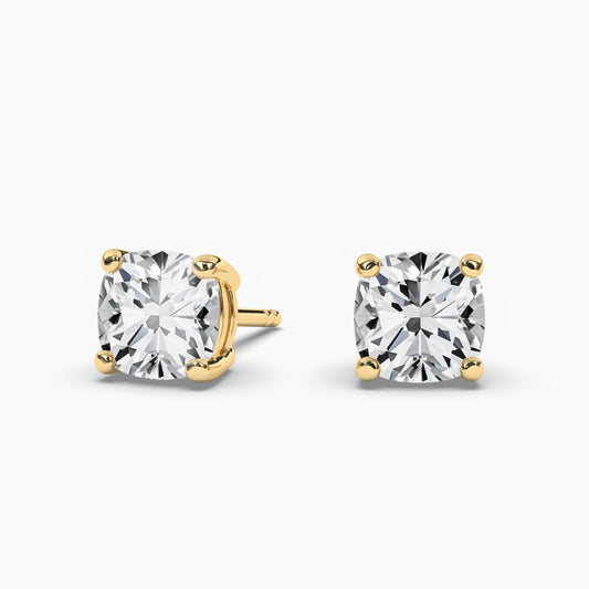 Cushion Diamond Earrings