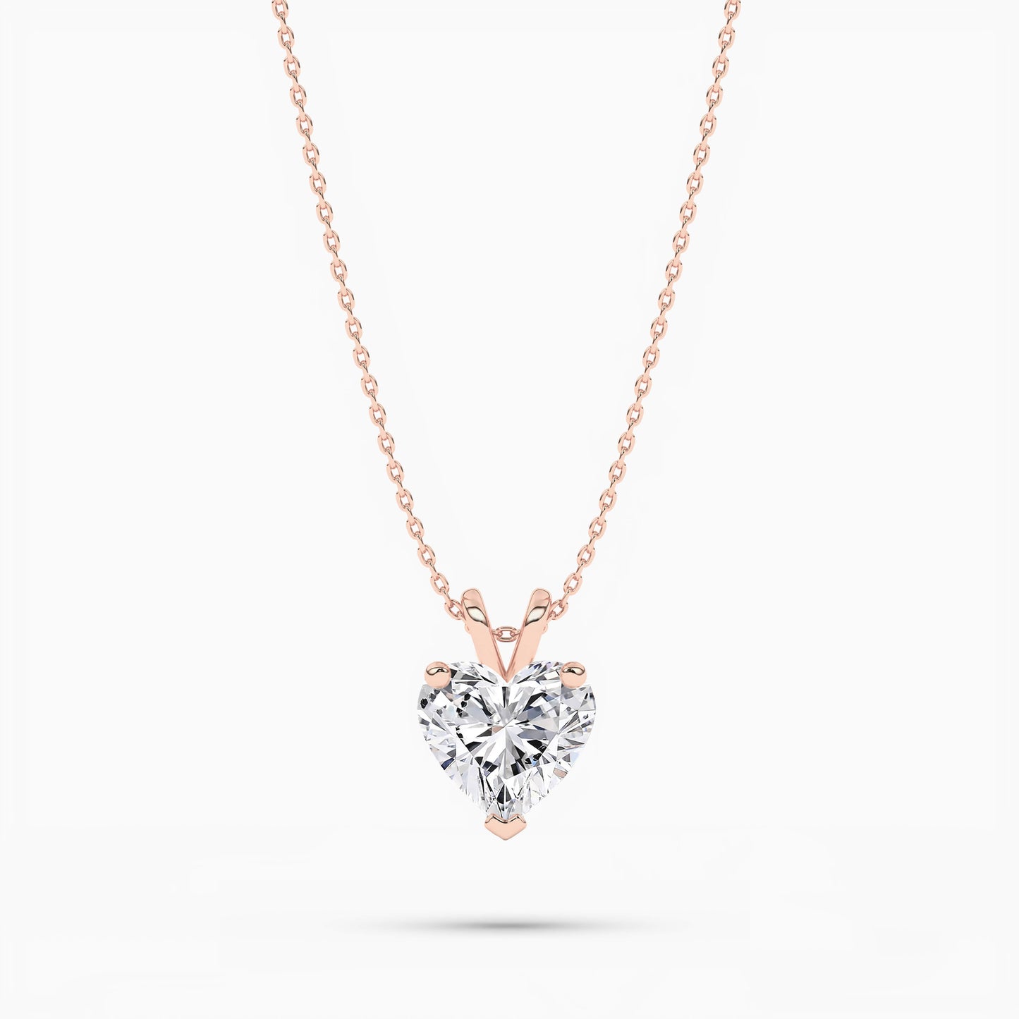 silver heart pendant​