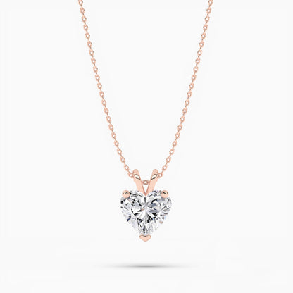 silver heart pendant​