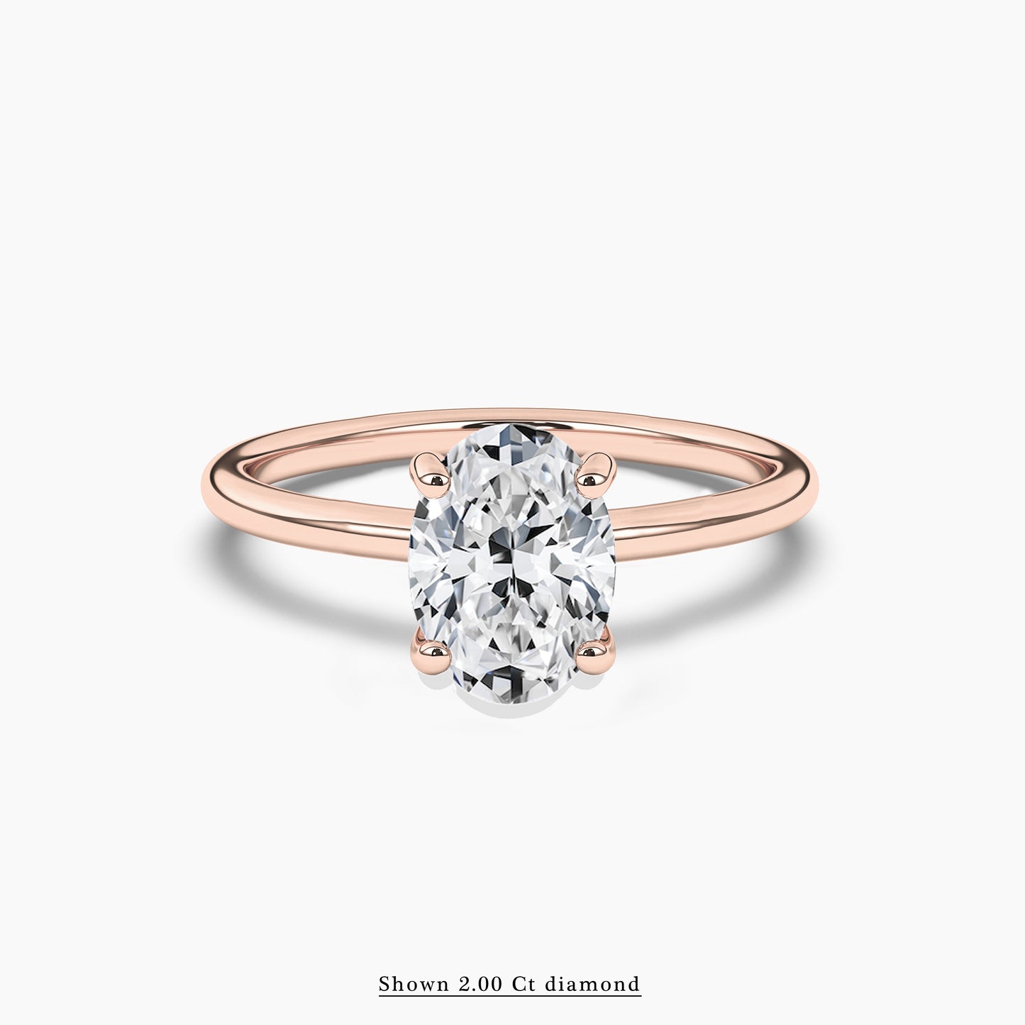 Oval Diamond Engagement Ring