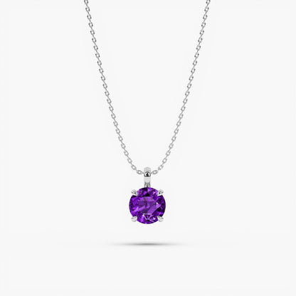 amethyst birthstone pendant