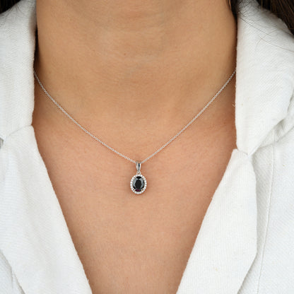 black diamond necklace set