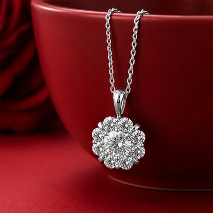 Sterling Silver Diamond Pendant