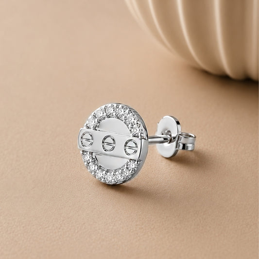 Screw Top Stud Earrings
