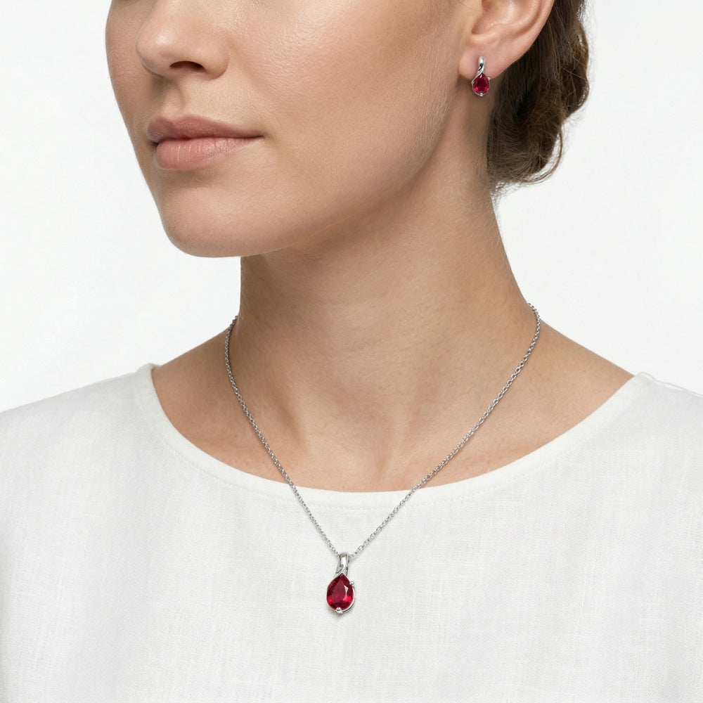 silver gemstone necklace