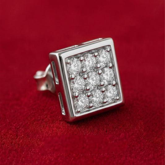 diamond stud earrings