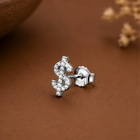 Silver dollar stud
