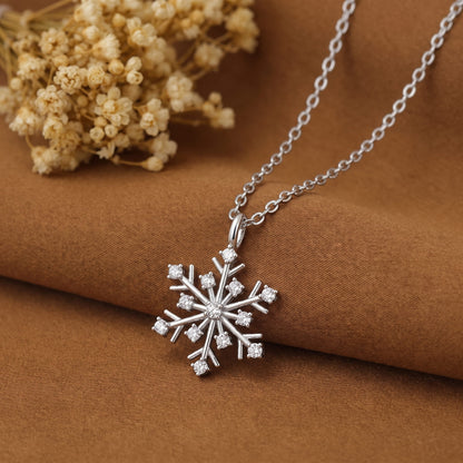 Silver Snowflake Pendant