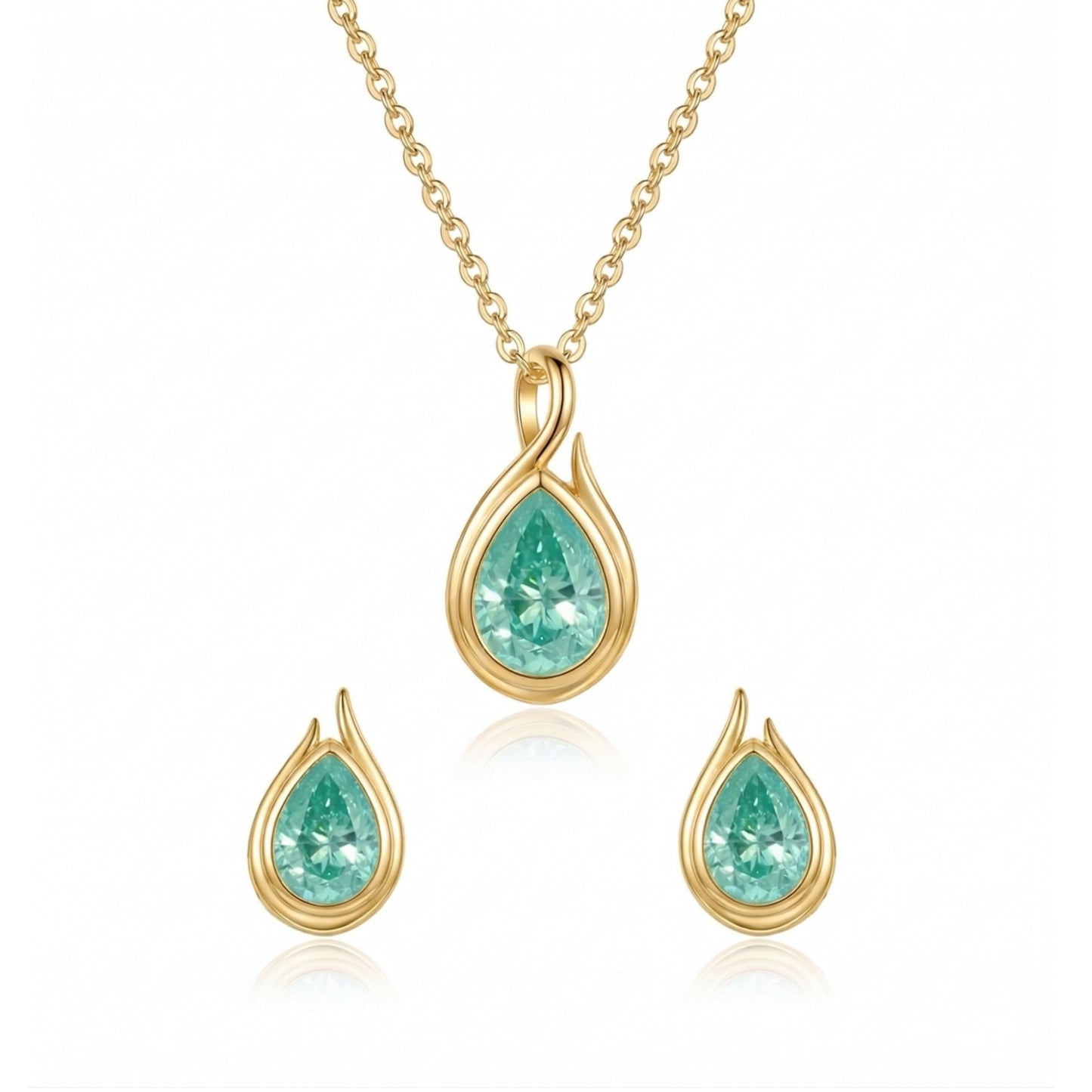 Blue diamond pendant