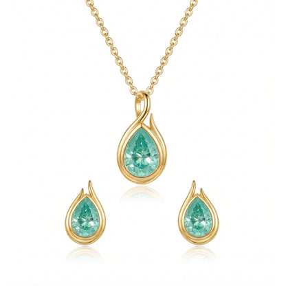 Blue diamond pendant