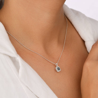 synthetic diamond pendant