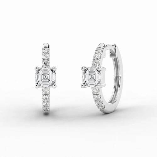 small silver earrings