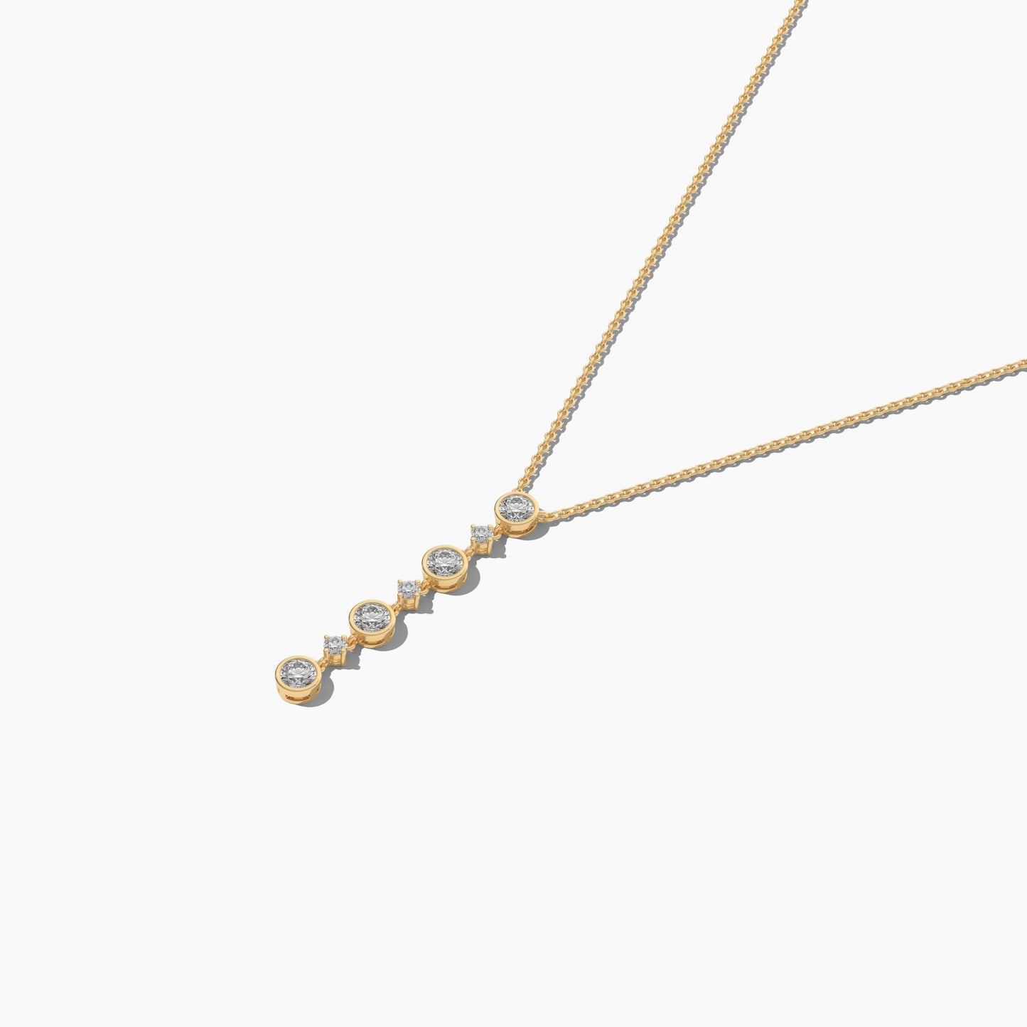silver diamond necklace womens