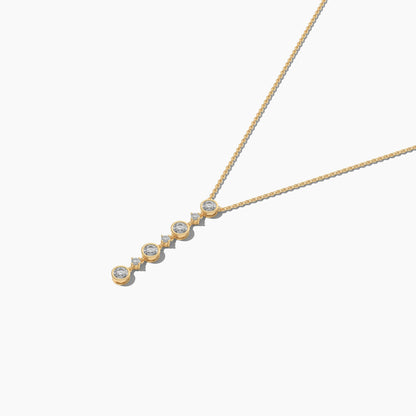 silver diamond necklace womens