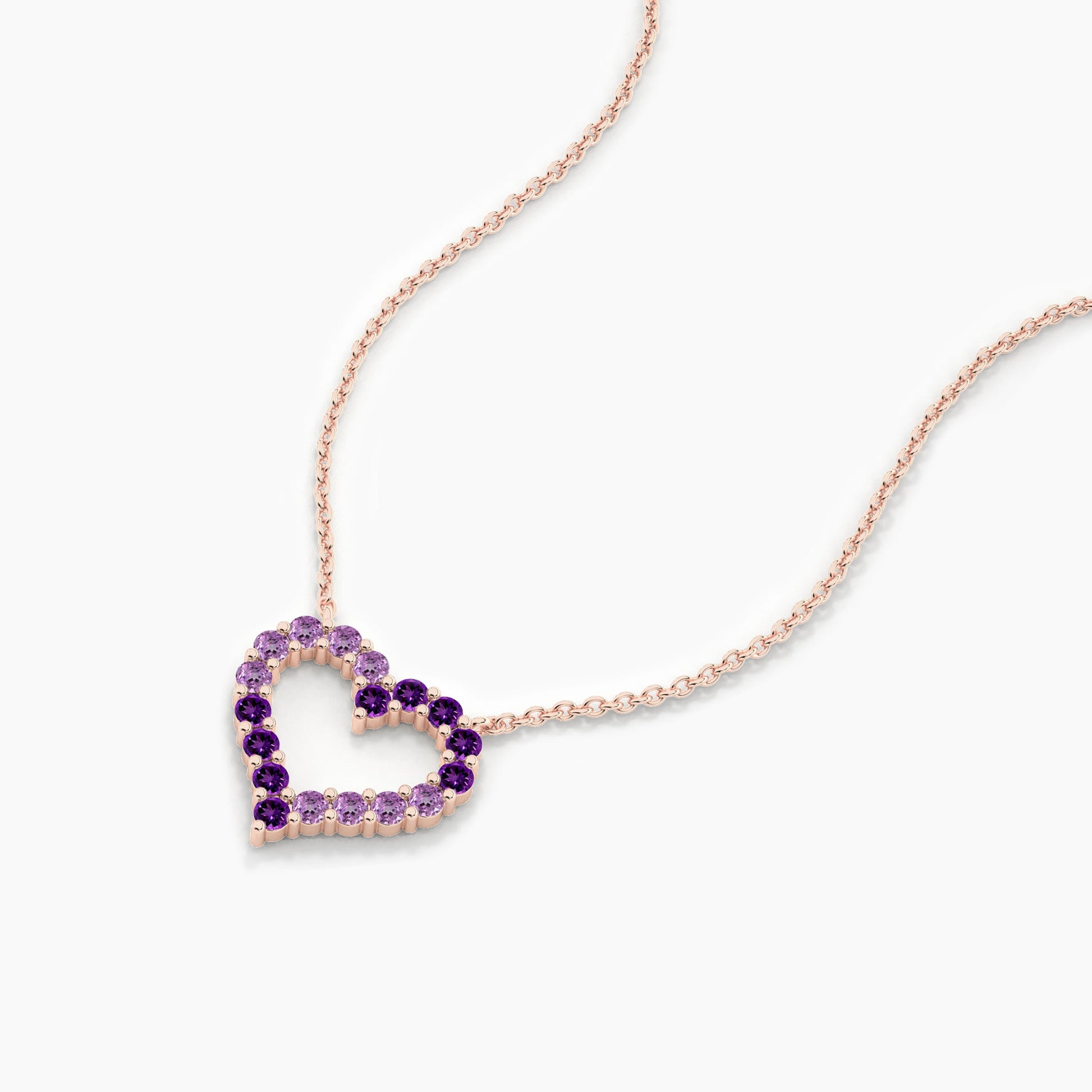 heart diamond necklace