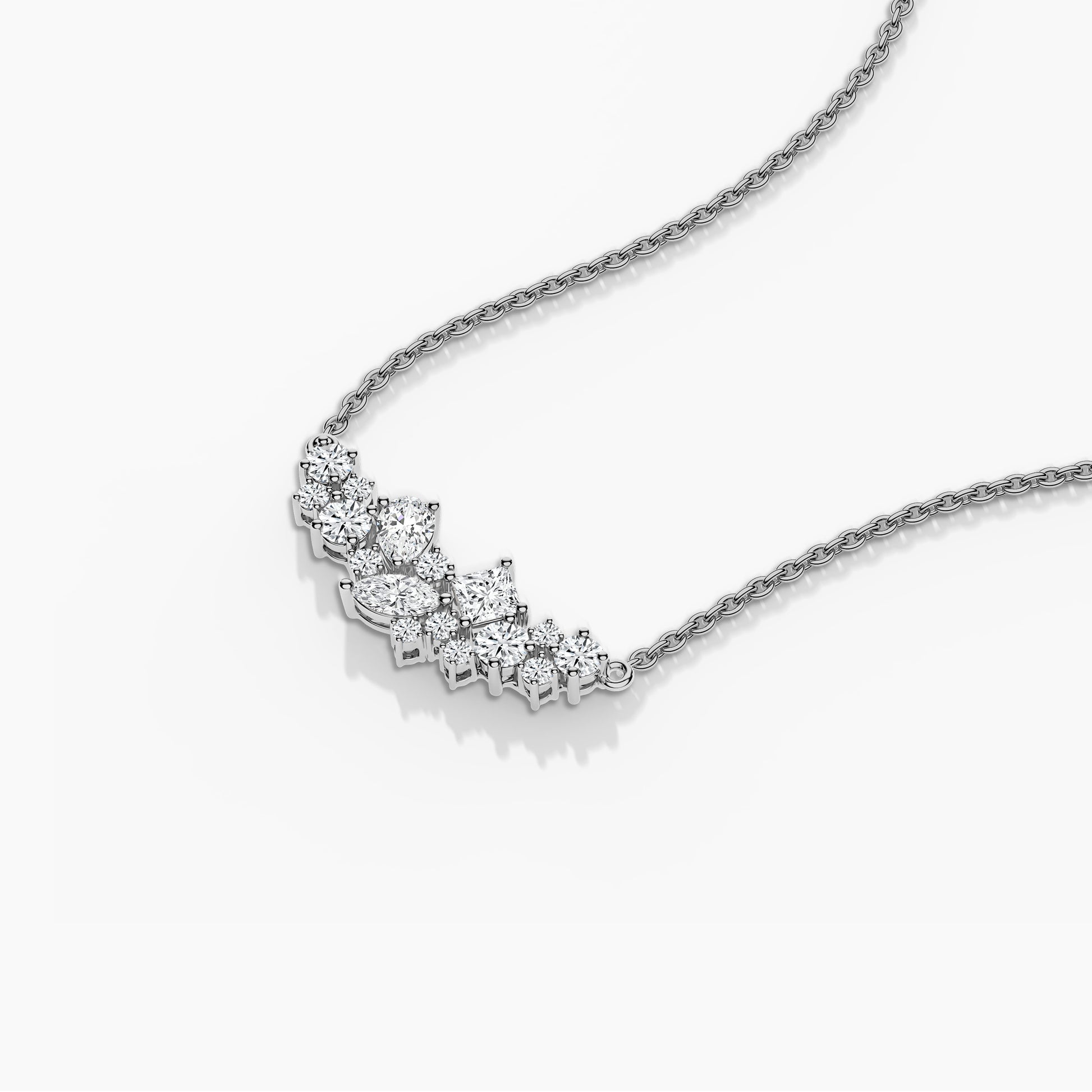 modern diamond necklace designs