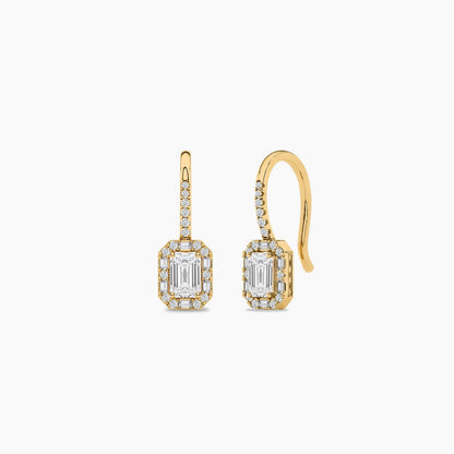 big single stone earrings