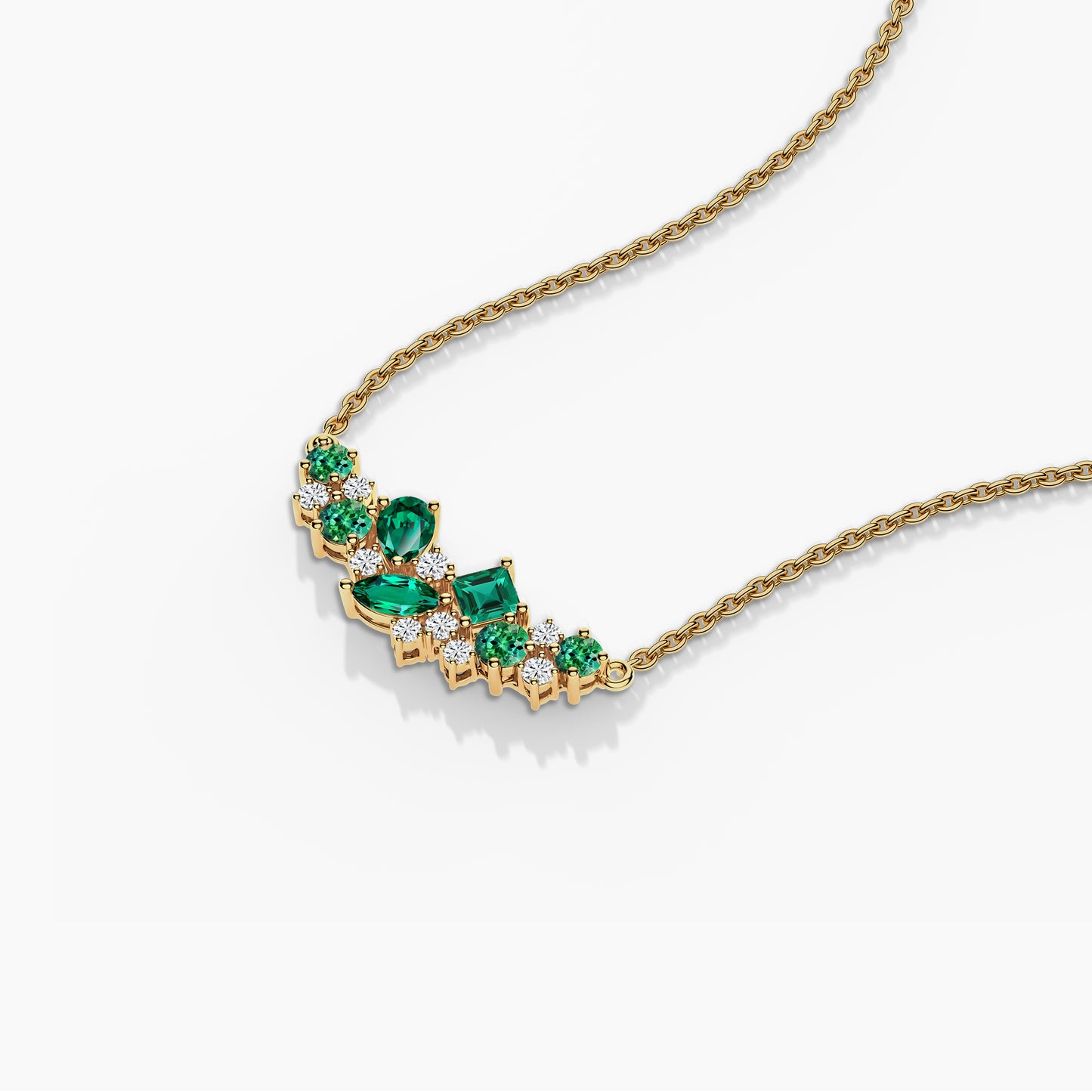 silver necklace at low price