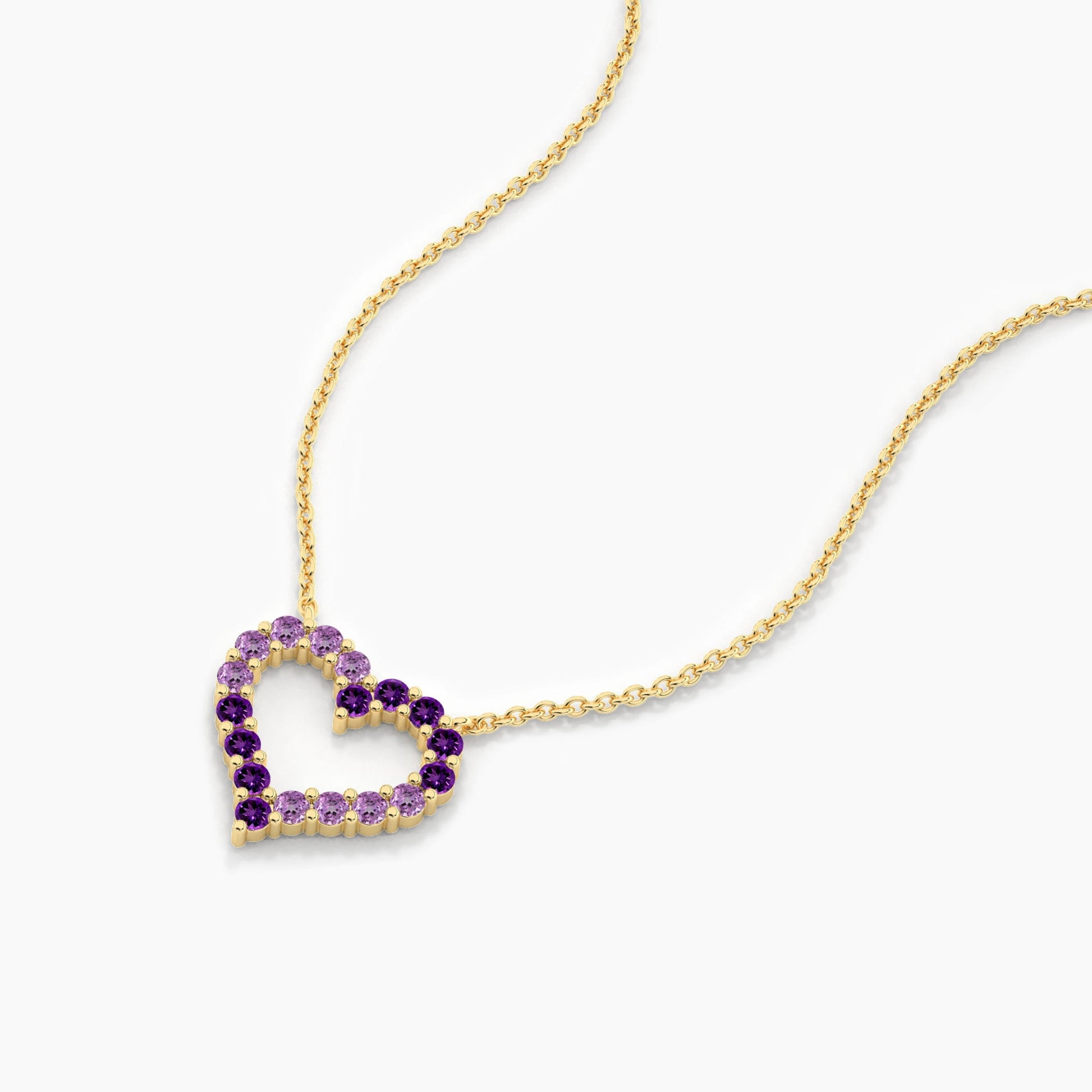 heart diamond necklace