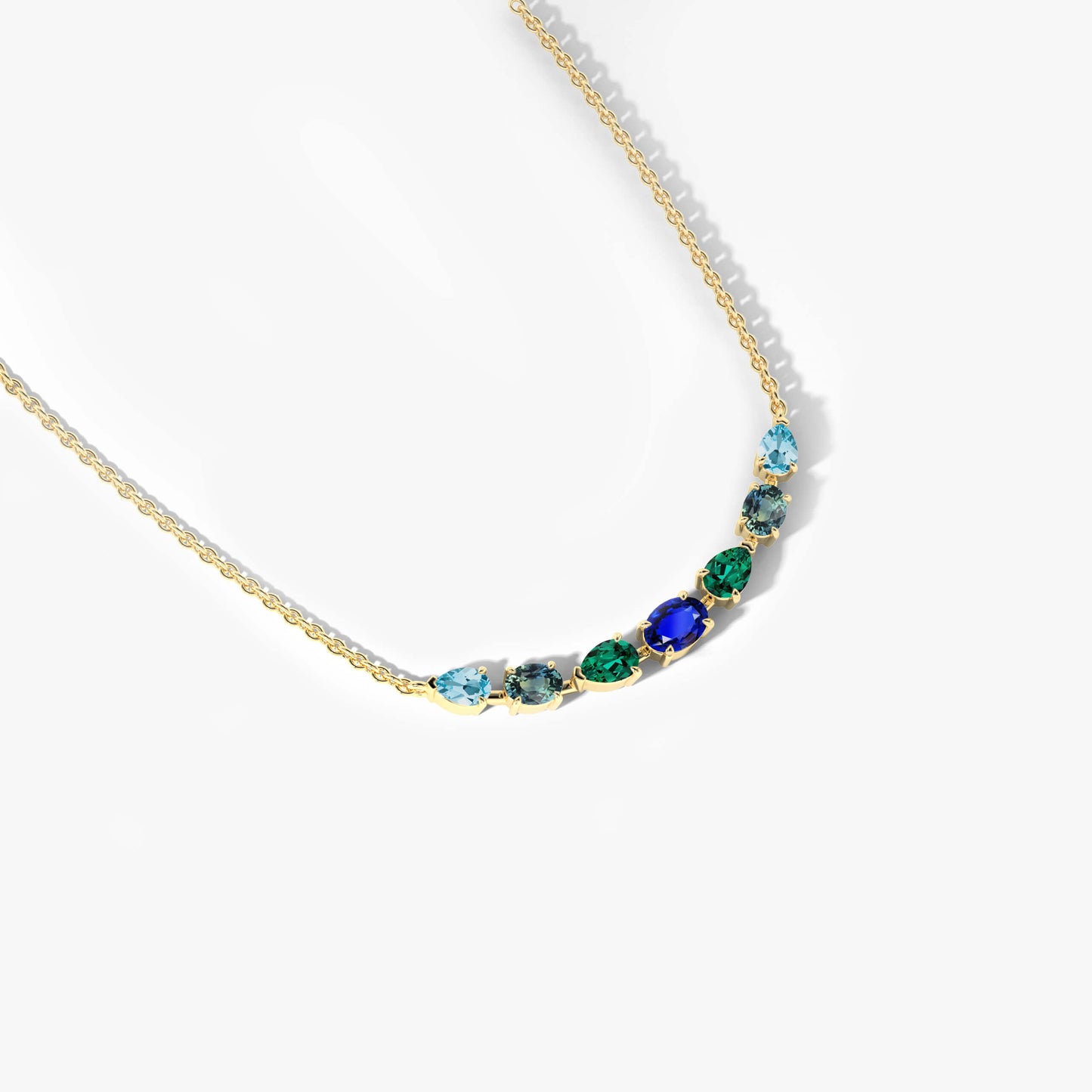 silver gemstone pendant