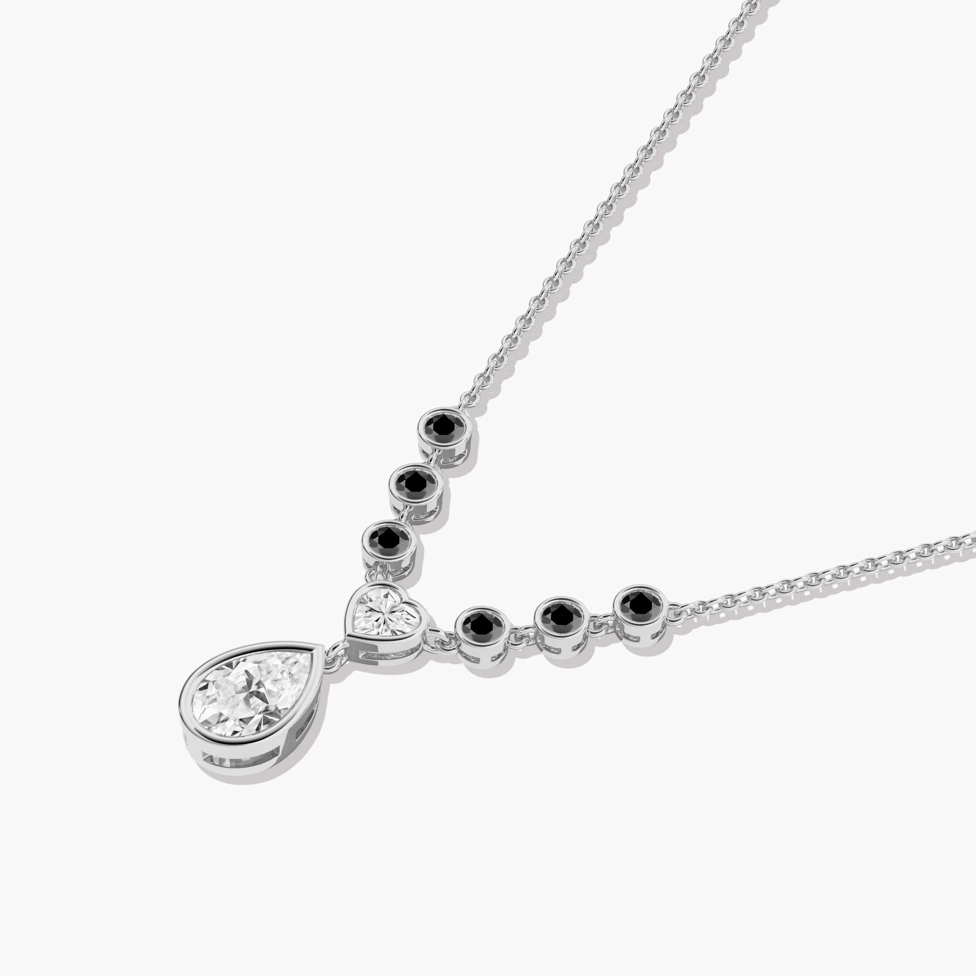 Diamond drop necklace