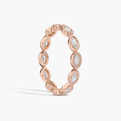 rose golld Sterling silver band