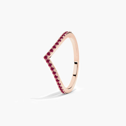 Pink diamond ring