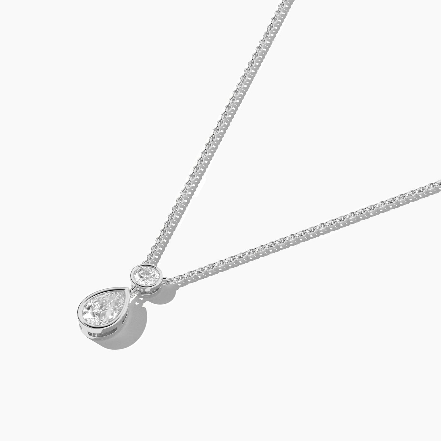Delicate diamond necklace