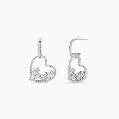 womens silver stud earrings​