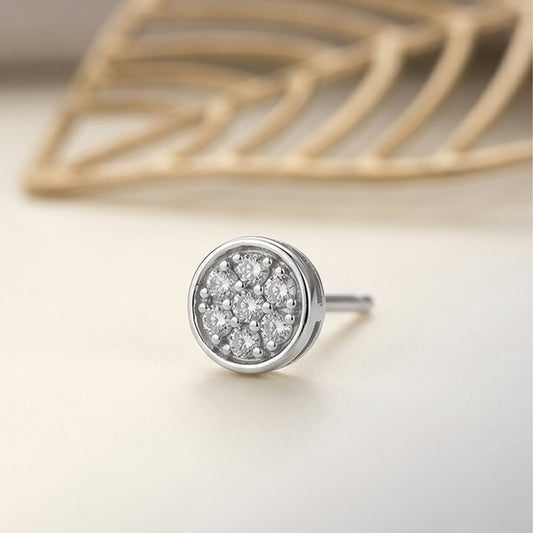 Diamond earrings for him